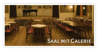 Saal mit Galerie